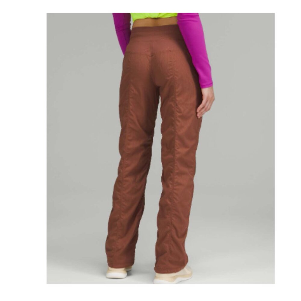Lululemon Dance Studio Mid-Rise Active Wear Sporty Gym Pant Ancient Copper